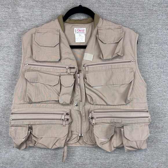 Orvis Other - Vintage Orvis Fly Fishing Hunting Safari Photography Super Tac-L-Pac Vest Large